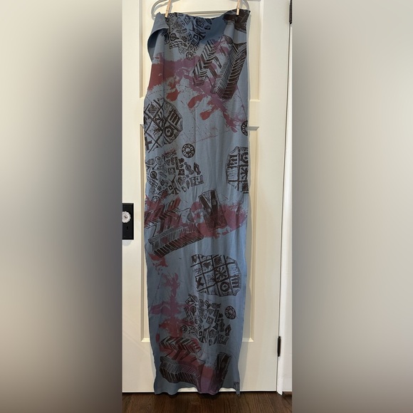 Blue Fish Scarf - Picture 3 of 5